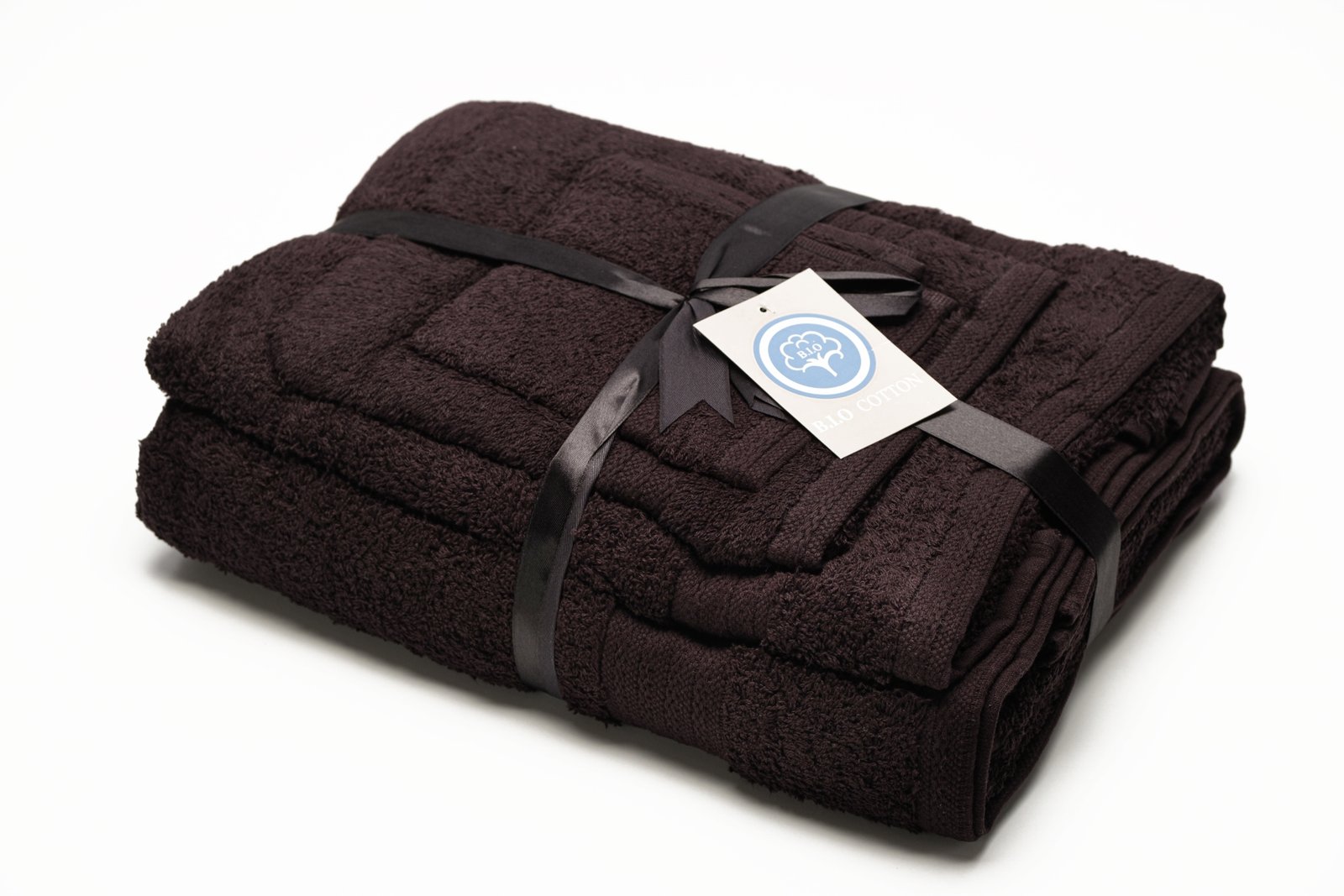 17TWLSET4COT(a)[TOWEL SET](BROWN)